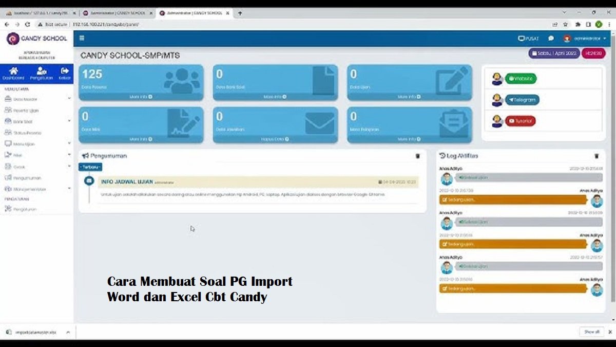 Cara Membuat Soal PG Import Word dan Excel Cbt Candy