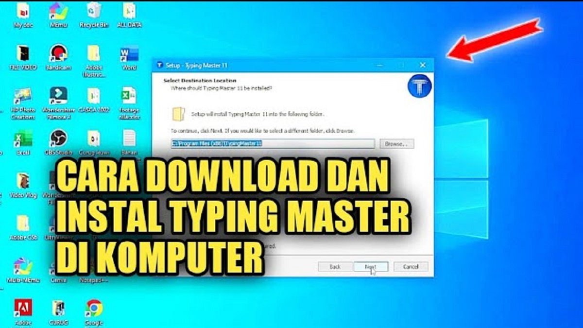 Cara Menginstall Typing Master Pro Full Version Di Laptop Dan PC