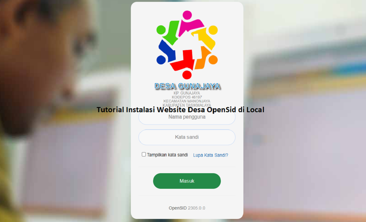Tutorial Instalasi Website Desa OpenSid di Local