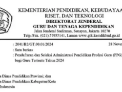 Dibuka Kembali Pendaftaran PPG Guru Tertentu untuk Pelaksanaan Tahun 2025 Dibuka Kembali Pendaftaran PPG Guru Tertentu untuk Pelaksanaan Tahun 2025
