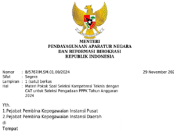 Kisi-Kisi Soal Tes Seleksi PPPK Tahun 2024-2025: Panduan Persiapan Anda Kisi-Kisi Soal Tes Seleksi PPPK Tahun 2024-2025: Panduan Persiapan Anda