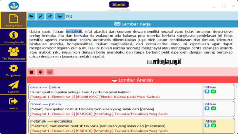 Sipebi: Solusi Cerdas Penyuntingan Ejaan Bahasa Indonesia 2025 - Materi ...