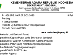 Kemenag Gelar Uji Kompetensi Jabatan Fungsional Kepegawaian Februari 2025: Jadwal, Syarat, dan Prosedur