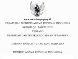 PMA Nomor 30 Tahun 2020: Panduan Lengkap Pendirian dan Penyelenggaraan Pesantren