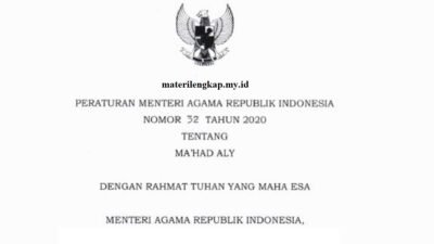 PMA Nomor 32 Tahun 2020 tentang Ma’had Aly: Regulasi, Tujuan, dan Penyelenggaraan