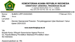 POS Ujian Madrasah UM 2025: Standar Operasional Prosedur dan Persyaratan Peserta