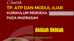 Panduan Lengkap TP, ATP, dan Modul Ajar Akidah Akhlak untuk MI, MTs, dan MA