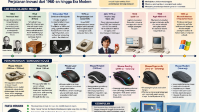 Sejarah Mouse Komputer: Dari Penemuan Awal hingga Era Modern