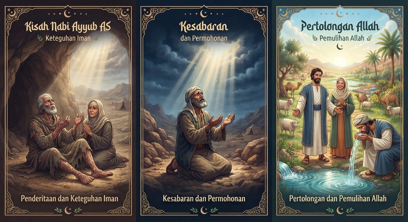Kisah Nabi Ayyub AS: Keteguhan Iman, Kesabaran, dan Pertolongan Allah
